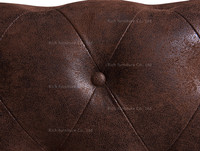 Causeuse chesterfield salon petit canapé tufté soufflé moderne luxe chesterfield 2 places canapé