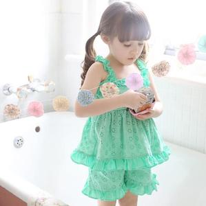 Conjunto de Ropa Infantil de Algodón para Niñas, Estilo Vintage, Precio Bajo - Product Image 4