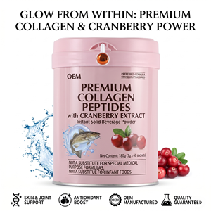 Píldoras de Colágeno y Arándano Personalizadas, Marca Privada OEM, Empaque Individual, Mejora la Densidad Ósea, 180g, Contrato - Product Image 1