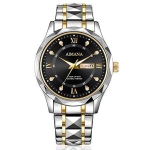Reloj de pulsera de acero impermeable para hombre, luminoso, con fecha, de cuarzo, el más vendido. - Product Image 4