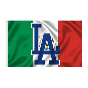 Entrega Rápida, Pañuelos Personalizados de Poliéster con Impresión Digital de 3'x5' de <span class=keywords><strong>los</strong></span> Dodgers de <span class=keywords><strong>Los</strong></span> Ángeles de la MLB, Recuerdos de Boda, Regalos para la Fiesta Nupcial, Secado Rápido, Duraderos - Product Image 5