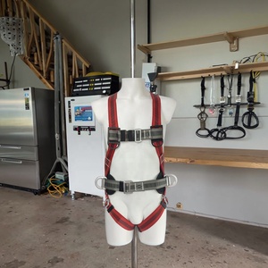 Ceintures <span class=keywords><strong>de</strong></span> sécurité complètes CGLX avec longe à crochet unique, équipement <span class=keywords><strong>de</strong></span> protection contre les chutes à 5 points, harnais <span class=keywords><strong>de</strong></span> sécurité rouge pour les télécommunications - Product Image 5