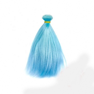 Cabello Sintético Liso Tipo <span class=keywords><strong>Mohair</strong></span> <span class=keywords><strong>para</strong></span> <span class=keywords><strong>Muñecas</strong></span>, Peluca <span class=keywords><strong>para</strong></span> Muñeca 1/3, Extensiones de Cabello Suave de Seda de Leche <span class=keywords><strong>para</strong></span> <span class=keywords><strong>Muñecas</strong></span> BJD/SD - Product Image 6