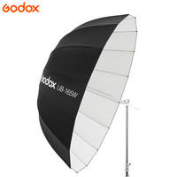 Parapluie Réflecteur Parabolique Godox UB-85S 105S 130D 165W Noir Argent Blanc, Diffuseur Réfléchissant en Nylon pour Photographie