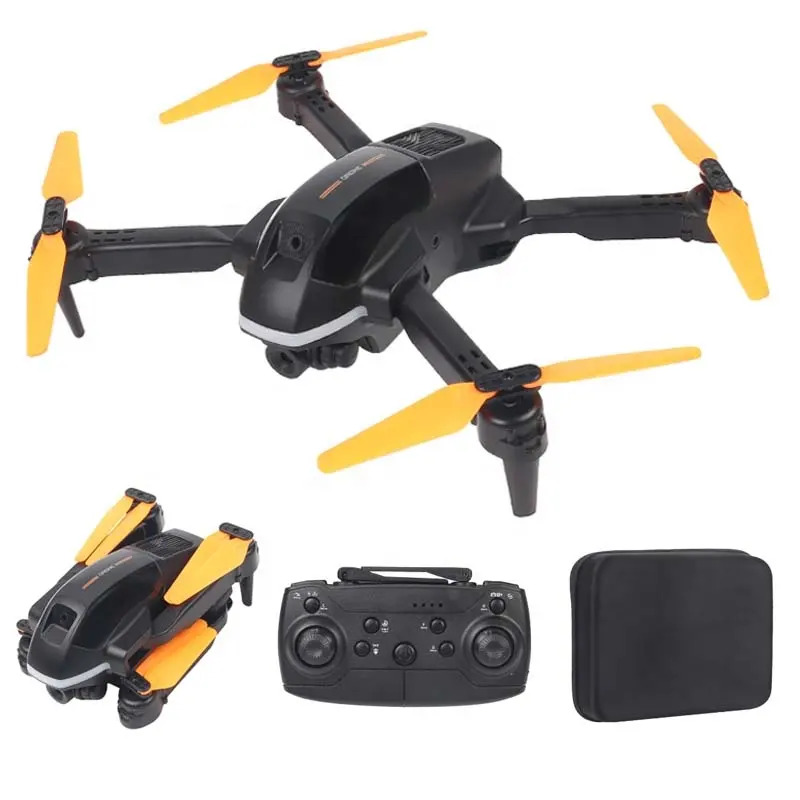 LH-X63 Dual Camera 4K Aerial Quadcopter 2.4G Infrared Obstacle Avoidance Rc Foldable Drone with Lights wifi FPV Video