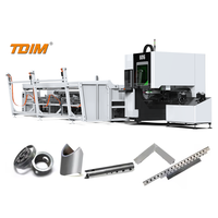 TDIM Cypcut mesin pemotong pipa portabel, mesin pemotong Laser serat portabel maks/Raycus/BWT untuk tabung