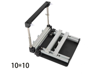 Imprimante manuelle de pochoirs de bureau QH1010UA SMT, imprimante de pâte à souder pour petite ligne de production de circuits imprimés