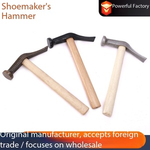 Martello da calzolaio a forma speciale con manico in legno, testa in acciaio antiruggine, strumento fai-da-te per riparazione <span class=keywords><strong>di</strong></span> scarpe e borse in pelle, OEM - Product Image 6