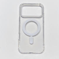 Coque de téléphone transparente pour iPhone 17 16 15 14 Pro 17 Pro Max magnétique transparent avec logo personnalisable modèle 13 14 Pro Max Plus