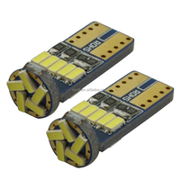 Pièces et accessoires automobiles, ampoules LED latérales pour voiture, blanc W5W 194 168 501 T10 15LED 15SMD 4014 Canbus, 12V, rénovation/mise à niveau