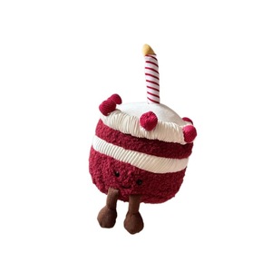 Peluche a forma di torta in velluto divertente del Regno Unito, bambola di peluche, simpatico compagno, lenitivo, imbottito in cotone PP, <span class=keywords><strong>regalo</strong></span> per <span class=keywords><strong>bambina</strong></span> - Product Image 5