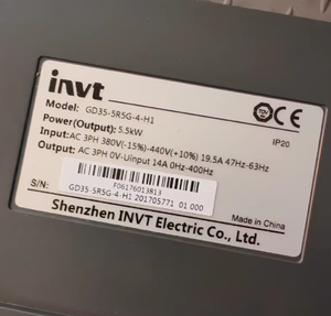¡Venta al por mayor! Variador de Frecuencia GD35-5R5G-4-H1 5.5KW Trifásico 380V 440V 9.5A en Stock, Serie GD35 GD35-5R5G-4-C1/D1/H1/H2 Venta al por Mayor GD35-5R5G-4-H1 - Product Image 3