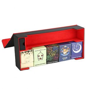Caja de Almacenamiento de Cartas de Gran Capacidad, Magnética, Personalizable, de Cuero PU, con Ventana Abierta, para Más de 600 Cartas, Tapete de Juego, Porta Tarjetas Rígido - Product Image 3