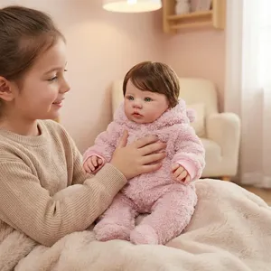 Poupée de mode réaliste pour bébés filles nouveau-nés, modèle Abigail, 19 pouces, avec peau 3D visible et peinture multicouche, disponible en deux versions. - Product Image 4