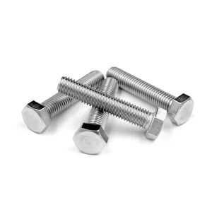 Manufacturers Customized stainless 304 or carbon steel Grade 4.8 8.8 10.9 12.9 DIN 933 Flat head hexagon head cap screws bolts