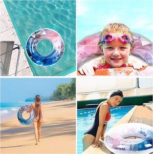 <span class=keywords><strong>Flotadores</strong></span> inflables de PVC con 4 portavasos <span class=keywords><strong>para</strong></span> adultos, <span class=keywords><strong>flotadores</strong></span> de flotación <span class=keywords><strong>para</strong></span> <span class=keywords><strong>piscina</strong></span> en forma de tubo, gafas - Product Image 4