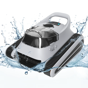 Aspirateur de <span class=keywords><strong>piscine</strong></span> robotique <span class=keywords><strong>Robot</strong></span> d'escalade mural Nettoyeur automatique de <span class=keywords><strong>piscine</strong></span> adapté aux murs et sols de <span class=keywords><strong>piscine</strong></span> de 1614 pieds carrés Noir - Product Image 4