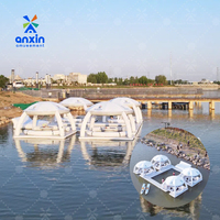 Offre Spéciale Anxin jeu d'eau en plein air loisirs nouveau grand jeu Hover artisanat solaire bateaux électriques bateau de pêche gonflable pour jouer à l'eau