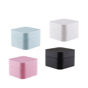 2025 Año Nuevo Exfoliante labial Bálsamo labial Envase cosmético Cuadrado Mate Blanco Negro Azul Rosa 5g 15G 20G 30g 50g Frascos de plástico PP - Product Image 2