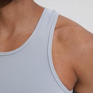 Hip Hop Fashion Acid Washed Loose Fit Mens Fitness 230gsm Sport Sleeveless Men's Vintage - Product Image 4