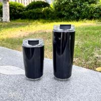 Gobelet isotherme personnalisé avec logo, 320 ml/420 ml, tasse à café thermique, nouveau gobelet en acier inoxydable avec couvercle