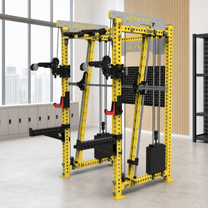 REYK REYK30 Rack de Potencia Multifunción de Acero, Máquina Smith Ajustable, Soporte para Sentadillas, Barra de Tracción, Tríceps Invertido, Brazos y Pecho - Product Image 1