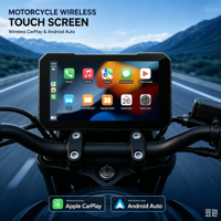 Navigateur GPS Moto CarPlay Écran Intelligent Étanche Aoocci avec Support de Fixation AMPS