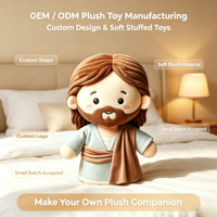Jouets en peluche personnalisés OEM/ODM, production de figurines de mascotte d'entreprise, cadeaux d'entreprise et jouets anti-stress