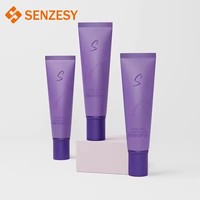 SENZESY 100ml Tabung Krim BB Kosmetik PE Warna Dapat Disesuaikan Ramah Lingkungan Selang Isolasi Kemasan Tabir Surya Tahan Lama Dapat Diremas
