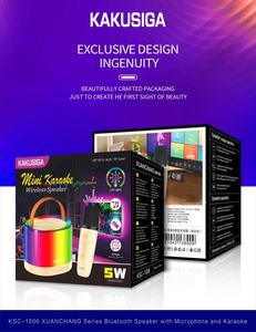 KAKUSIGA Haut-parleur <span class=keywords><strong>karaoké</strong></span> de haute qualité | Soirée KTV à domicile/Soirée de jeux d'amis/Gala de festival, effets de lumière colorés, - Product Image 5
