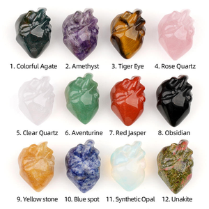 Mayorista de Cristales Curativos Energéticos <span class=keywords><strong>y</strong></span> <span class=keywords><strong>Espirituales</strong></span>, Cristal Pulido, Cuarzo Natural, Mini Corazón Tallado en <span class=keywords><strong>Amatista</strong></span>, para Feng Shui - Product Image 3