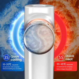 Pistolet de <span class=keywords><strong>massage</strong></span> à impulsions électriques chaudes et froides Nouvelles Mini pistolet à tête triangulaire pour <span class=keywords><strong>massage</strong></span> des tissus profonds - Product Image 3