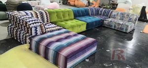 Canapés modulaires sectionnels de salon au <span class=keywords><strong>design</strong></span> moderne, ensembles de canapés en cuir, meubles de maison, canapé Mah Jong Composition Rochi <span class=keywords><strong>Bobois</strong></span> - Product Image 3