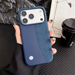 Funda de Teléfono de Cuero PU para iPhone 17 13 Pro Max 14 15 16 Plus 17 Air, Marco Suave de TPU, Antigolpes, Protectora - Product Image 3