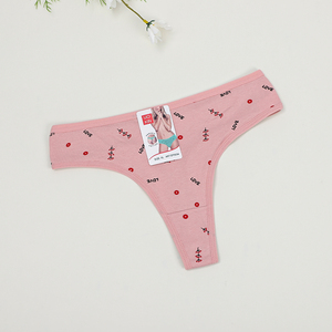 Slip in <span class=keywords><strong>Cotone</strong></span> di Alta Qualità all'Ingrosso, Mutandine Sexy a Vita Bassa con Stampa Floreale per <span class=keywords><strong>Donna</strong></span> - Product Image 4