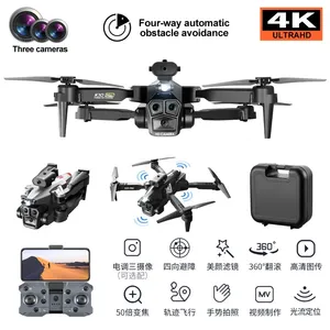 K10 Max Mini caméra pliable 4K HD 3 évitement d'obstacles contrôle en un clic professionnel RC débutant Drones quadrirotor - Product Image 4