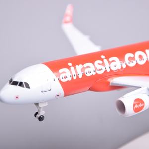 Modelo de Avião Diecast Air <span class=keywords><strong>Asia</strong></span> 20cm A320 Escala 1/300 Comprimento Pintado Modelo de Aeronave de Metal Presente - Product Image 6