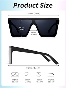 Most Popular Anti-Splash Wind Dust Proof Eyewear OEM ODM Outdoor Side Shield <b>Polarized</b> Oversize Summer Beach <b>Sunglasses</b> - Product Image 4