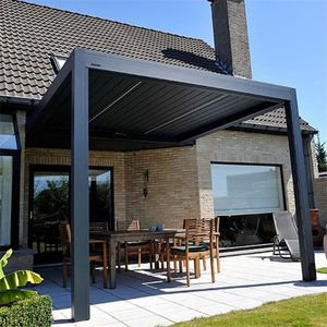 <span class=keywords><strong>Pérgola</strong></span> <span class=keywords><strong>Bioclimática</strong></span> Motorizada de Aleación de Aluminio Impermeable a <span class=keywords><strong>Precio</strong></span> Competitivo <span class=keywords><strong>6X3</strong></span> Soportes Bien Diseñados Kit 4X4 con Recubrimiento en Polvo - Product Image 4