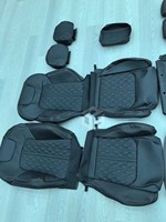 Accessoires de voiture, ensemble complet, sièges de voiture en cuir personnalisés de luxe, universels, pour la série Audi