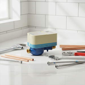 <span class=keywords><strong>Compteur</strong></span> d'<span class=keywords><strong>eau</strong></span> prépayé en fonte ductile haute sécurité avec carte IC, protection IP68, précision de classe 2, personnalisable OEM pour un coût intelligent - Product Image 1
