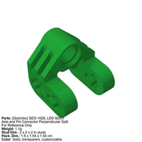 Gobricks GDS-1029 Pièces de construction 92907 Bloc croisé 2x2x2 Connexion par boulons Briques MOC Fourniture en vrac d'usine