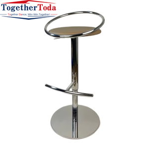 Sillas de Barra Modernas, Sencillas, de Alta Calidad, Negras, Ajustables, Giratorias, de Acero Inoxidable, para Hogar, Bar, Centro Comercial, Cafetería, Cocina, Restaurante - Product Image 3