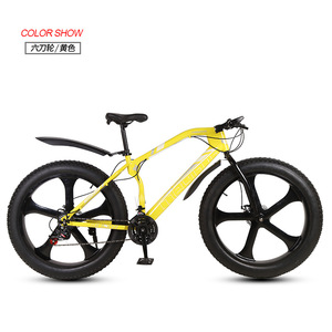 Fatbike, dubbele schijfremmen, 26 inch, goedkope volwassen fiets, sneeuw- en strandfiets - Product Image 4
