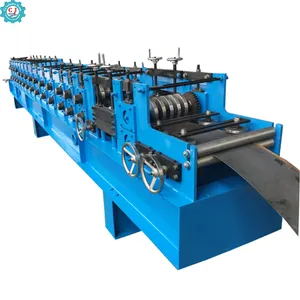 Roller Shutter Door Slat Rolling Shutter Strip Pembuat Roll Forming Machine Lift Slide Guide Rail Pembuat Roll Forming Machine