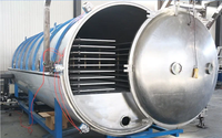 Industriële vriesdroogmachine voor huisdierenvoer, 304 roestvrij staal, vacuümvriesdroogapparatuur, lyofilisator, commercieel gebruik, ISO