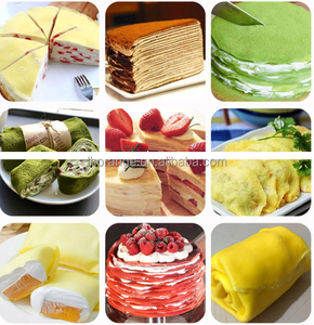 Mini Máquina Eléctrica de Mesa para hacer tortitas de yema de huevo de mil capas, máquina para hacer tortitas finas mexicanas, máquina para hacer pasteles crepé - Product Image 5