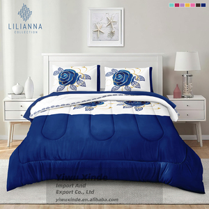 Juego de edredón de cama de 4 piezas, juegos de edredón, juegos de edredón de algodón de lujo, tamaño king para el frío - Product Image 5