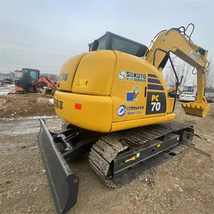 Sabuk penggali Komatsu PC70, tangan kedua Jepang kualitas tinggi, sabuk Komatsu, ekskavator perayap