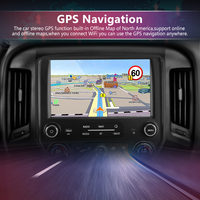 Reproductor Multimedia para Automóvil Junsun, Disponible en EE. UU., para Chevrolet Chevy Silverado GMC Sierra 2014-2018, CarPlay Inalámbrico, Navegación GPS Android